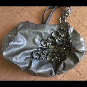 Black Faux Leather Nine and Co Purse